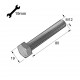 HEXAGON HEAD STEEL BOLT M12x80 HEXAGONAL STEEL BOLTS